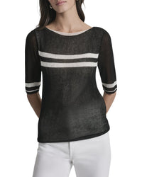 DKNY Dkny Lightweight Striped Sweater