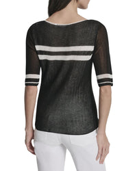 DKNY Dkny Lightweight Striped Sweater