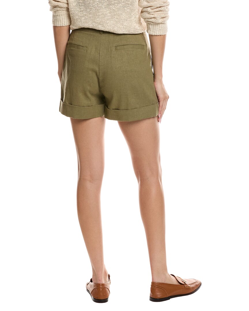 DKNY Dkny Pleated Linen-Blend Pant
