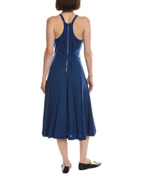 DKNY Dkny Belted Linen-Blend Dress