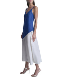 DKNY Dkny Colorblocked Hanky Linen Dress