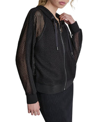 DKNY Dkny Grove Crochet Jacket