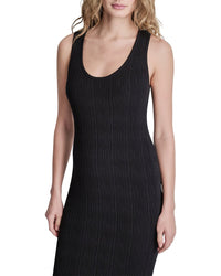 DKNY Dkny Striped Sweaterdress