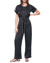 DKNY Dkny Roll Tab Contrast Jumpsuit