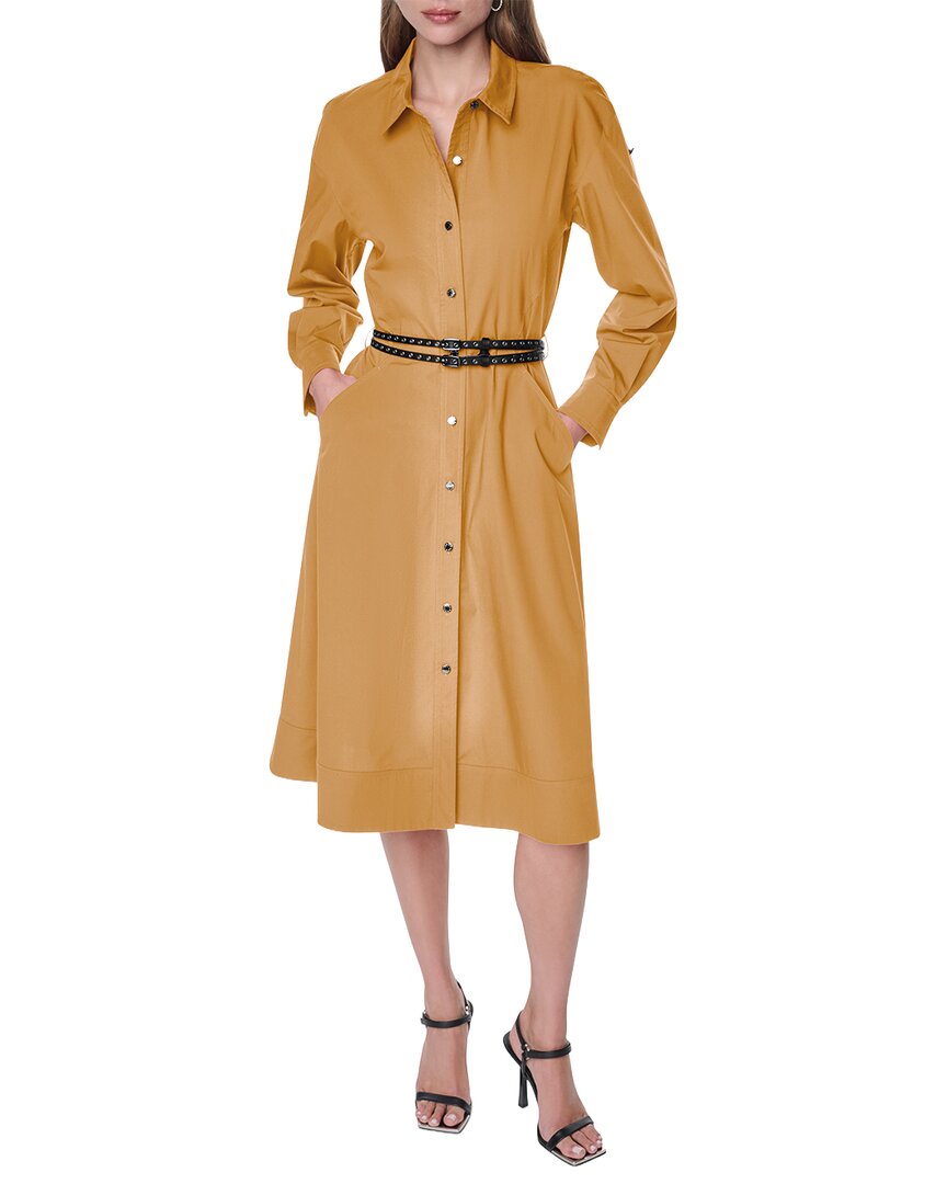 DKNY Dkny Roll Tab Button-Down Dress