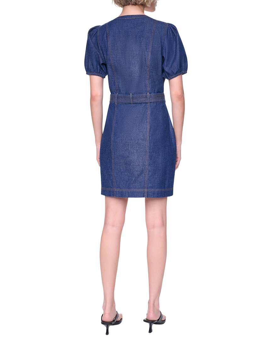 DKNY Dkny Puff Sleeve Belted Dress