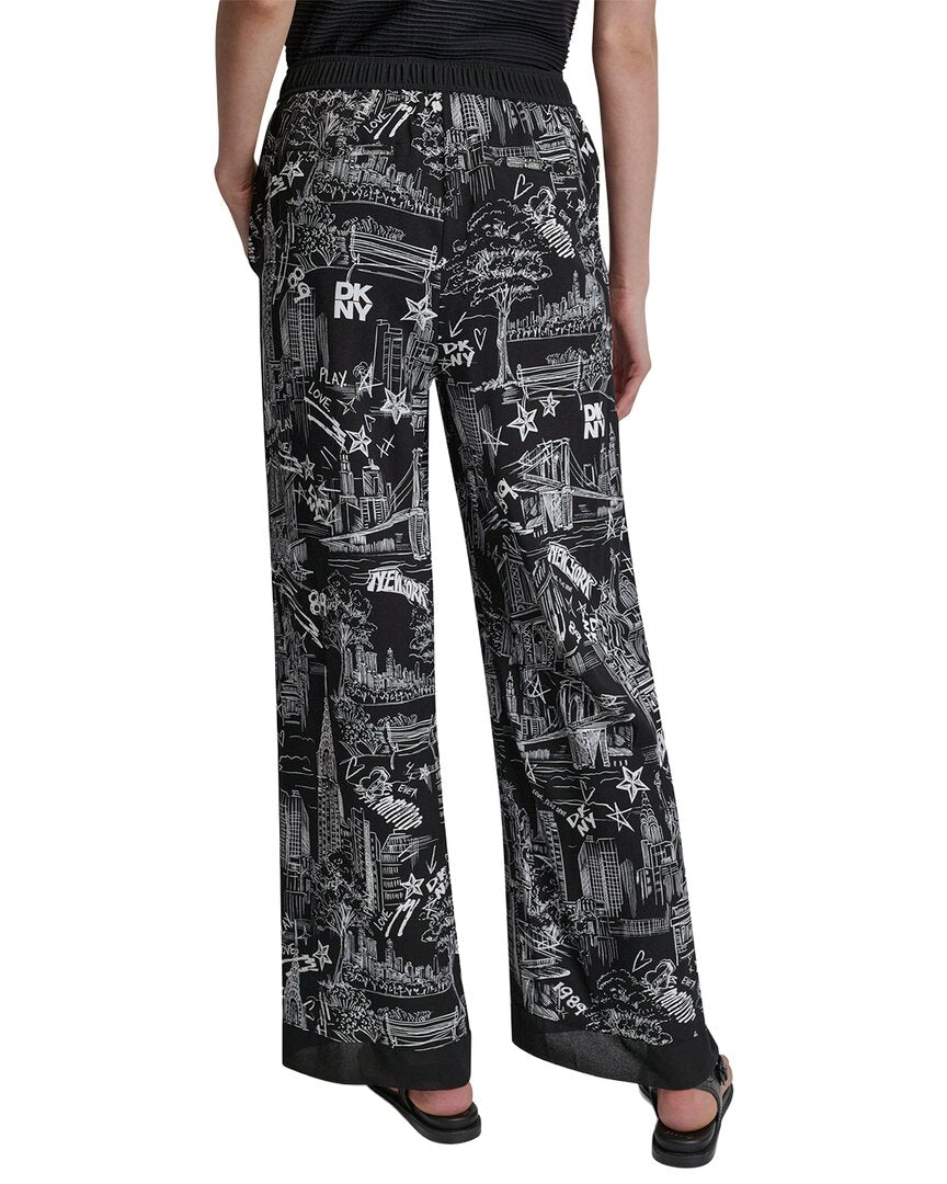 DKNY Dkny Printed Drawstring Pant
