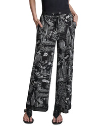 DKNY Dkny Printed Drawstring Pant