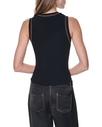 DKNY Dkny Contrast Stitch Sweater
