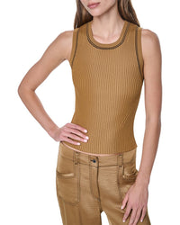 DKNY Dkny Contrast Stitch Sweater