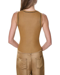 DKNY Dkny Contrast Stitch Sweater