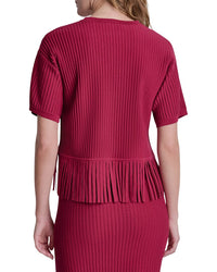 DKNY Dkny Fringe Sweater
