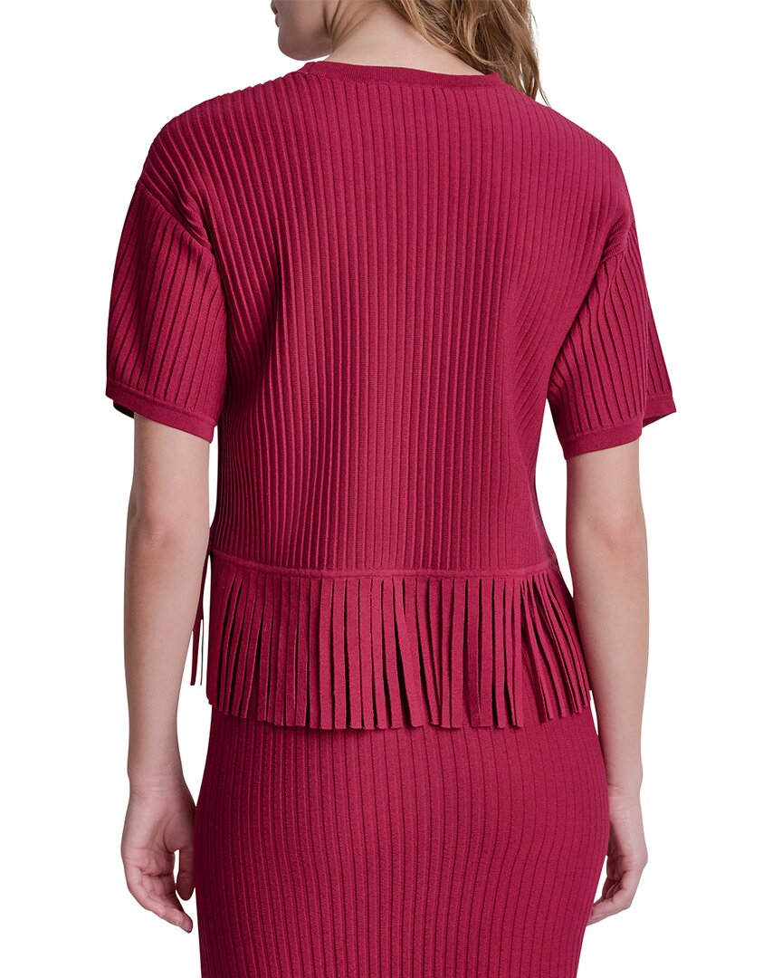 DKNY Dkny Fringe Sweater
