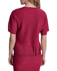 DKNY Dkny Fringe Sweater