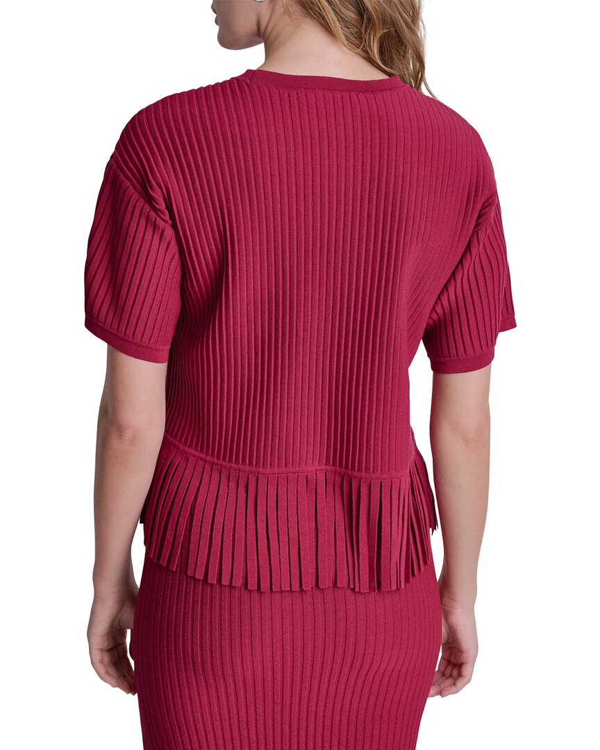DKNY Dkny Fringe Sweater