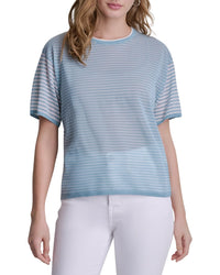 DKNY Dkny Striped Lightweight Sweater