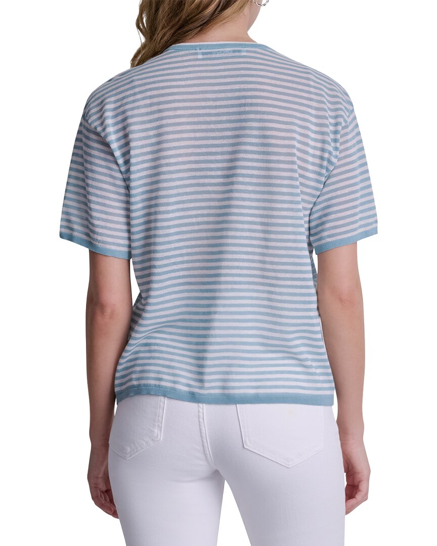 DKNY Dkny Striped Lightweight Sweater