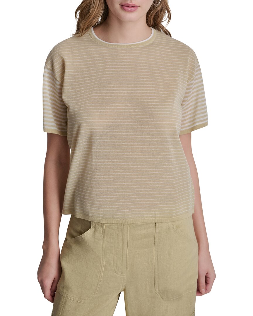DKNY Dkny Striped Lightweight Sweater