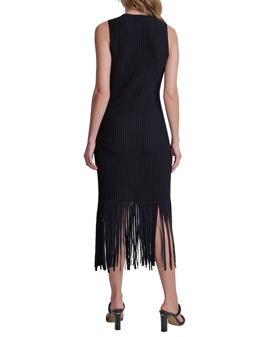 DKNY Dkny Fringe Sweaterdress