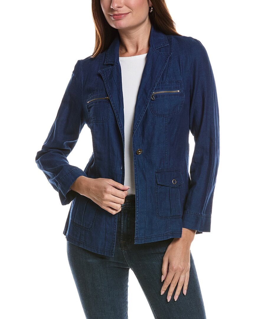 XCVI Xcvi Thurman Linen-Blend Blazer