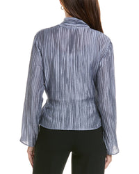 EILEEN FISHER Eileen Fisher High Collar Linen Jacket
