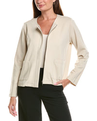EILEEN FISHER Eileen Fisher Round Neck Jacket