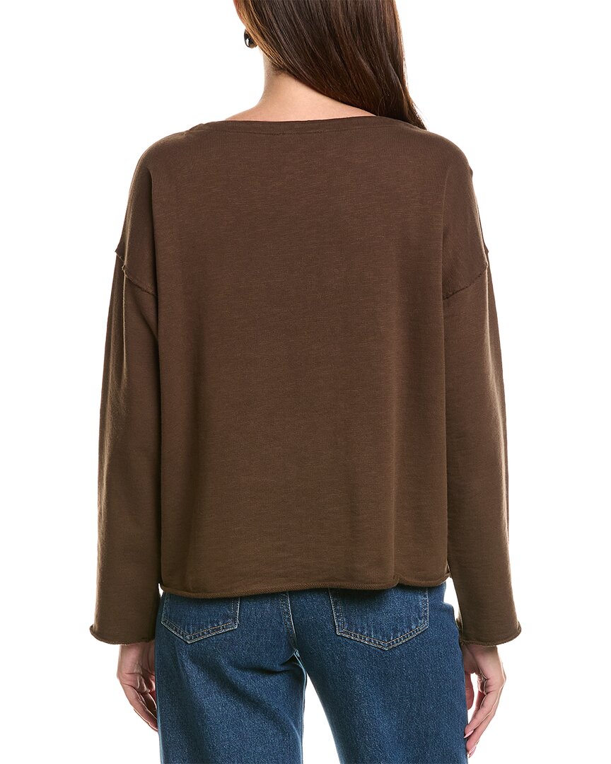 EILEEN FISHER Eileen Fisher Bateau Neck Boxy Top