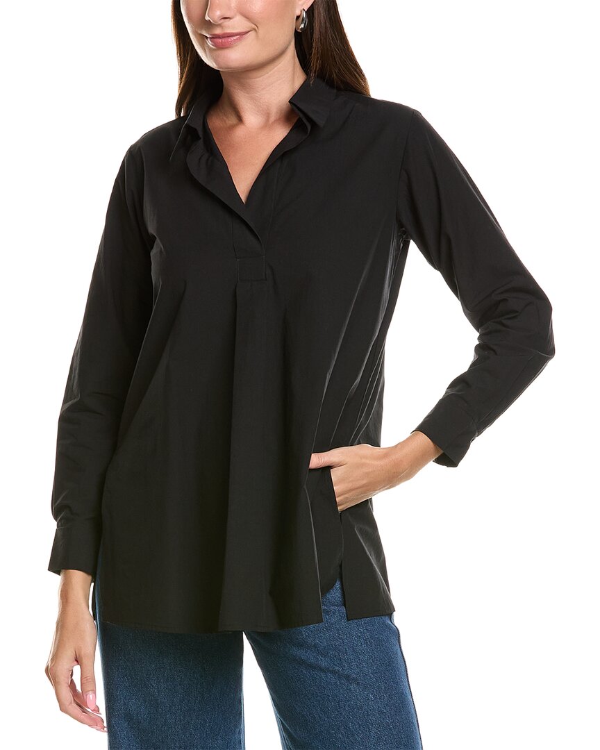 EILEEN FISHER Eileen Fisher Petite Classic Collar Tunic