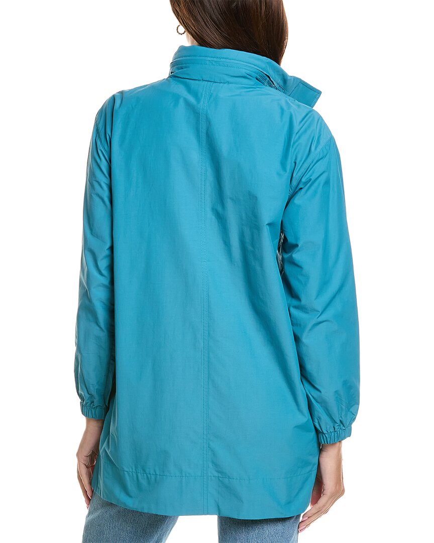 EILEEN FISHER Eileen Fisher Petite Stand Collar Long Coat