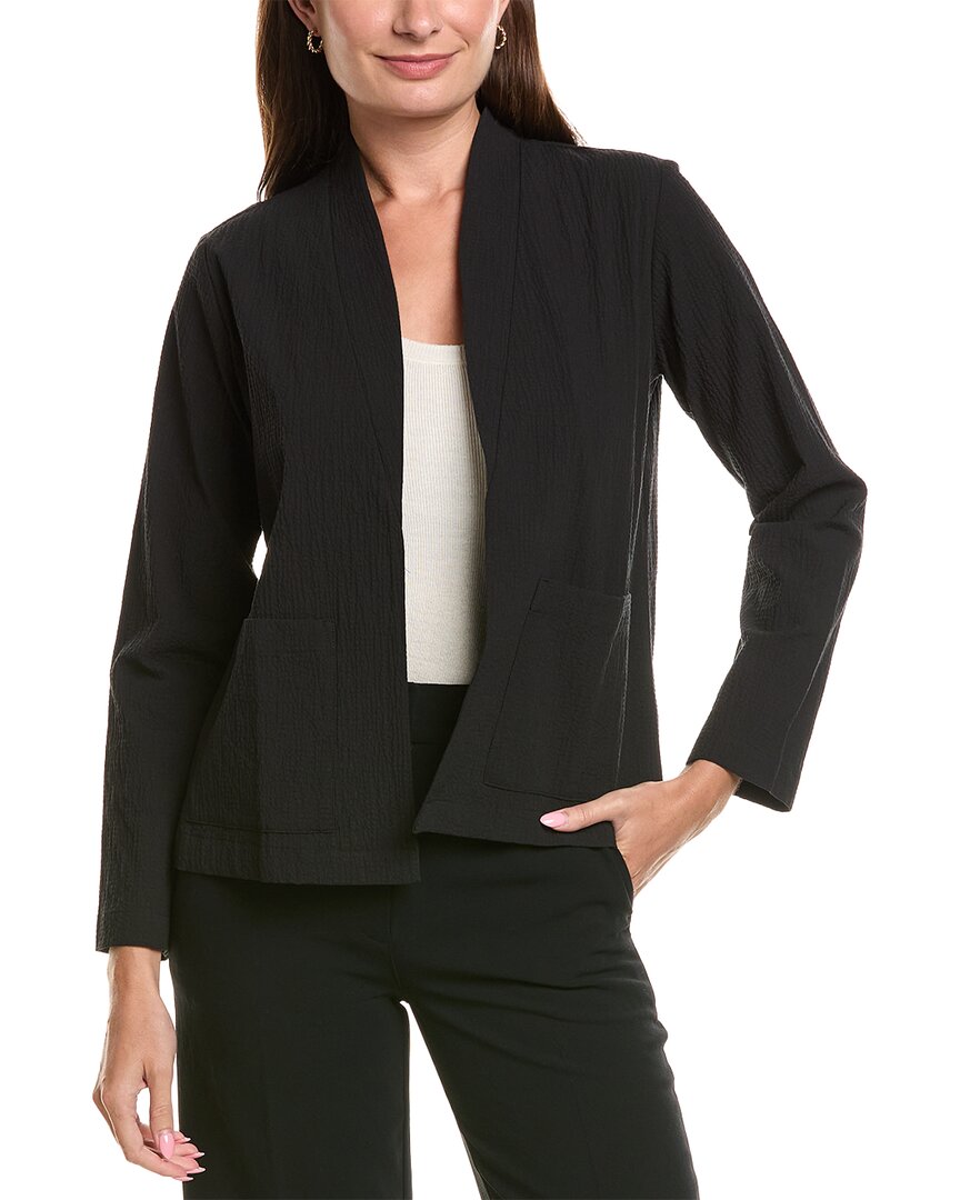 EILEEN FISHER Eileen Fisher Petite High Collar Jacket