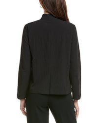 EILEEN FISHER Eileen Fisher Petite High Collar Jacket