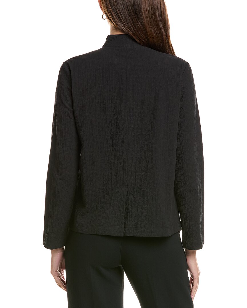 EILEEN FISHER Eileen Fisher Petite High Collar Jacket