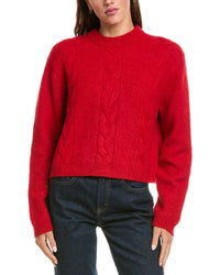 Madewell Charm Cable Carina Wool & Alpaca-Blend Pullover