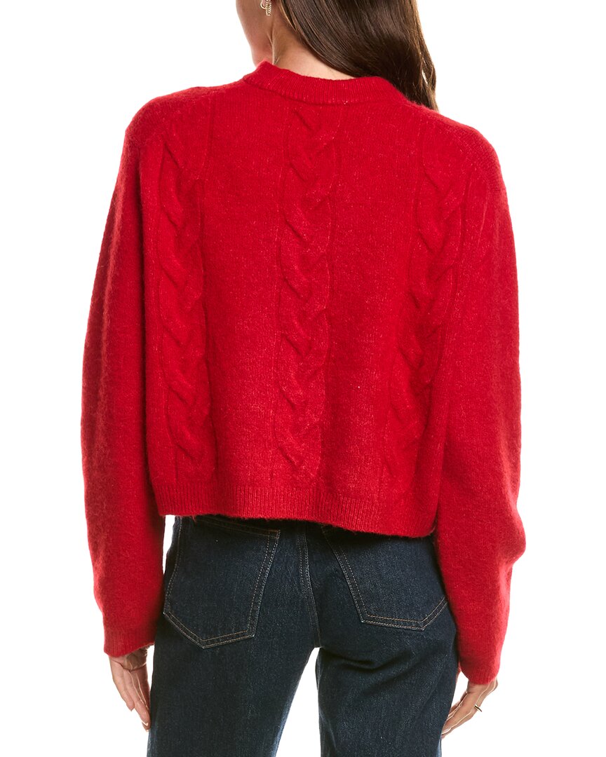 Madewell Charm Cable Carina Wool & Alpaca-Blend Pullover
