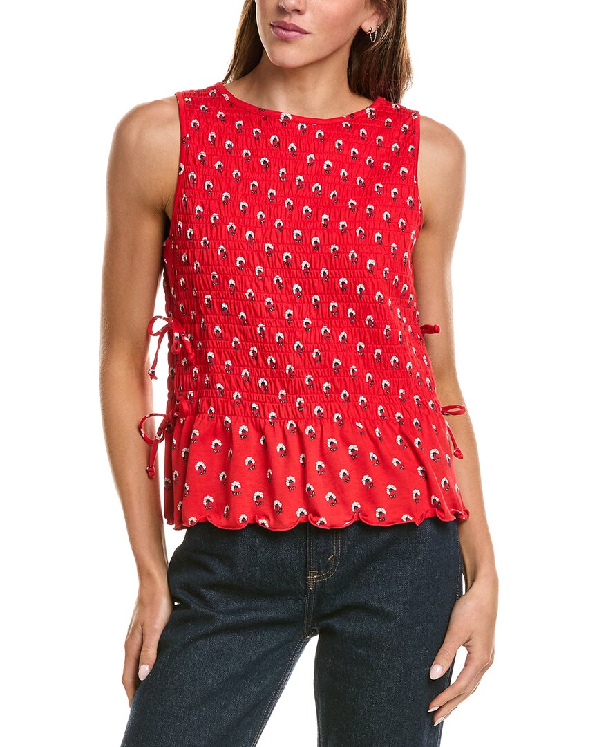 Madewell Madewell Side-Tie Smocked Tank