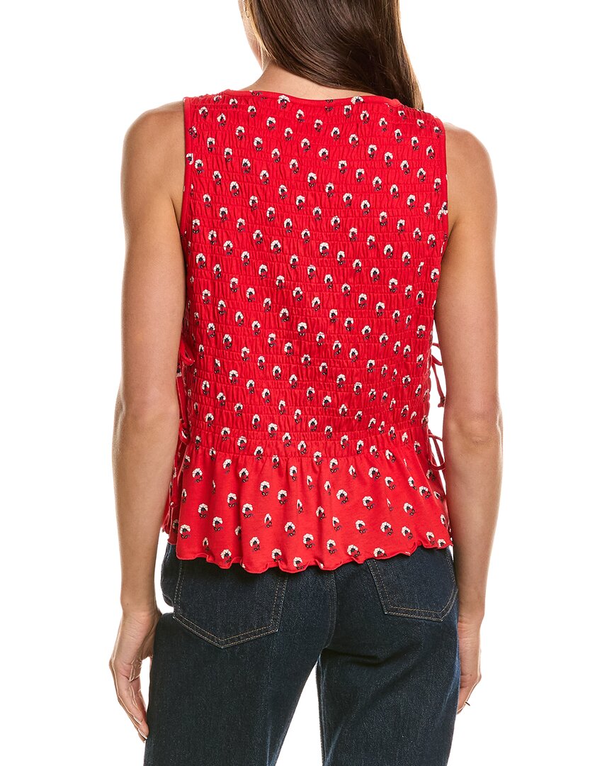 Madewell Madewell Side-Tie Smocked Tank