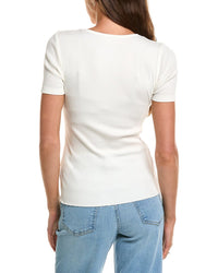 Madewell Elbow-Sleeve Lace Top