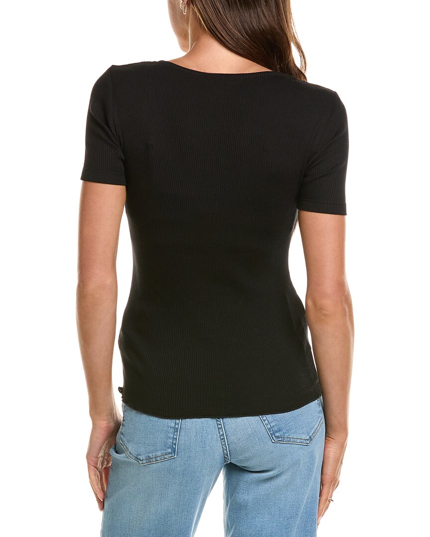 Madewell Elbow-Sleeve Lace Top