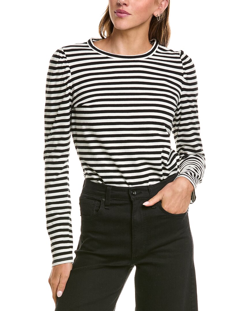 Madewell Madewell Easy Puff Sleeve Stripe Top