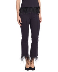 Draper James Trousers With Feather Trim