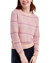 Draper James Draper James Fairisle Crewneck Sweater