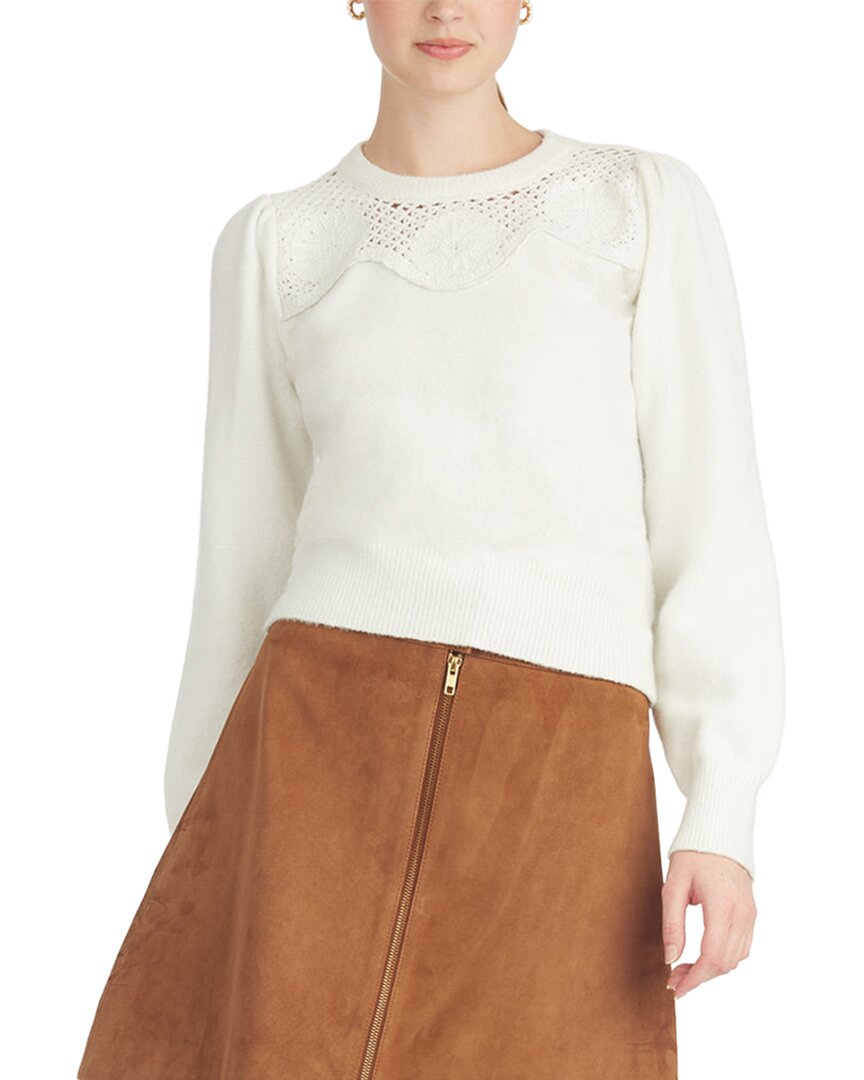 Draper James Draper James Scalloped Crewneck Sweater