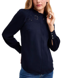 Draper James Draper James Covered Placket Button Down