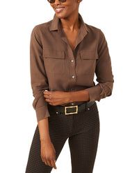 J.McLaughlin J.Mclaughlin Miris Silk Blouse