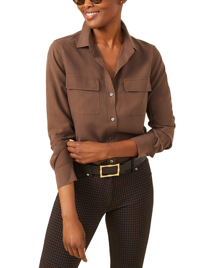 J.McLaughlin J.Mclaughlin Miris Silk Blouse