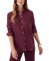 J.McLaughlin J.Mclaughlin Miris Silk Blouse