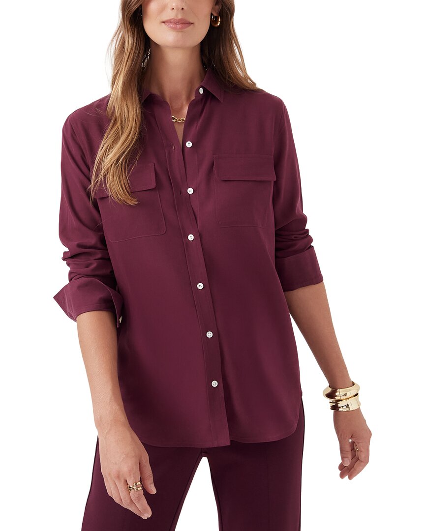 J.McLaughlin J.Mclaughlin Miris Silk Blouse