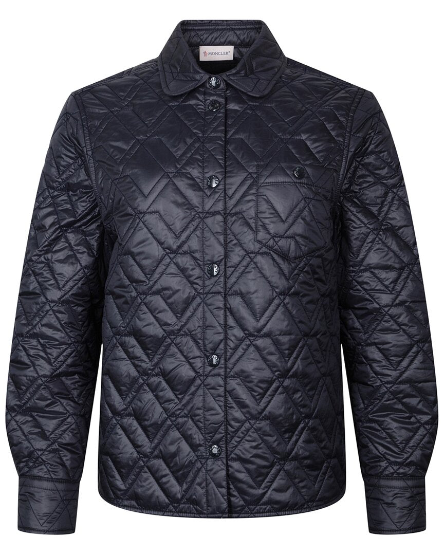 Moncler Moncler Logo Motif Quilted Jacket