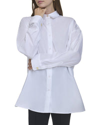 Halston Halston Oversized Button Up Shirt