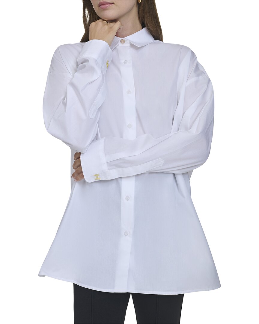 Halston Halston Oversized Button Up Shirt